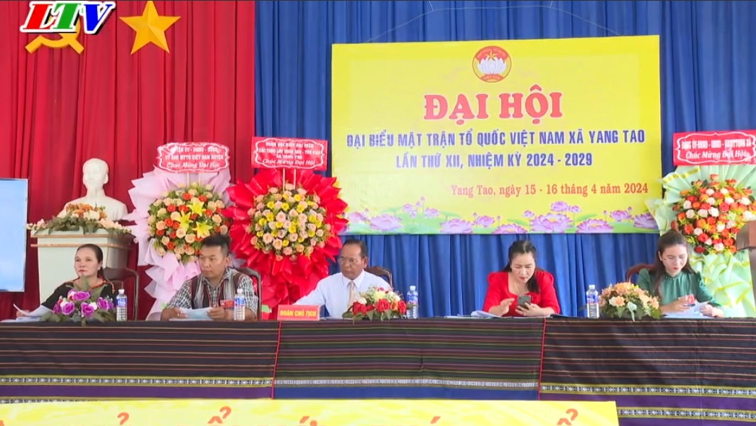 Đại hội đại biểu Mặt trận Tổ quốc Việt Nam xã Yang Tao lần thứ XII, nhiệm kỳ 2024 – 2029