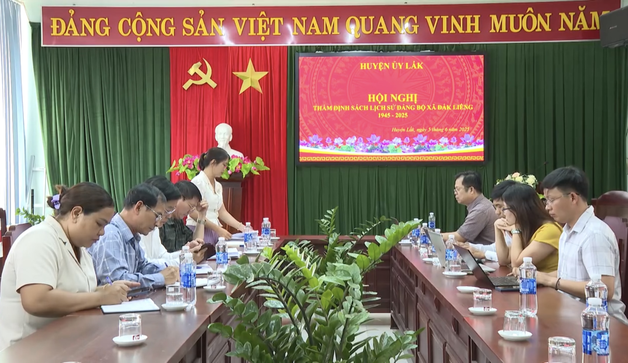 Hội nghị thẩm định Lịch sử Đảng bộ xã Đắk Liêng giai đoạn 1945 – 2025
