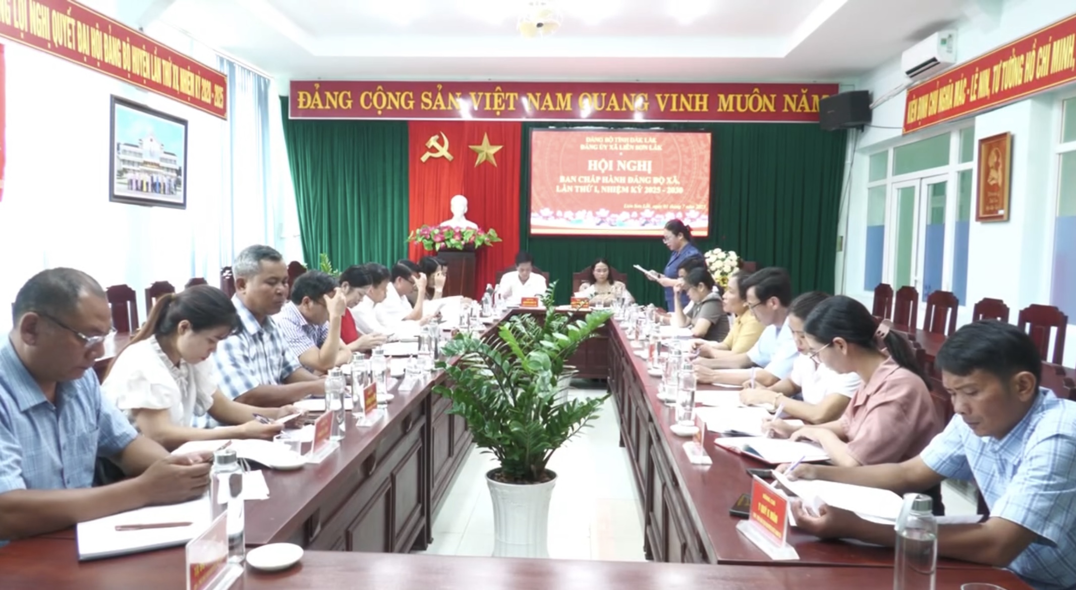 Hội nghị Ban Chấp hành Đảng bộ xã Liên Sơn Lắk lần thứ I, nhiệm kỳ 2025 – 2030