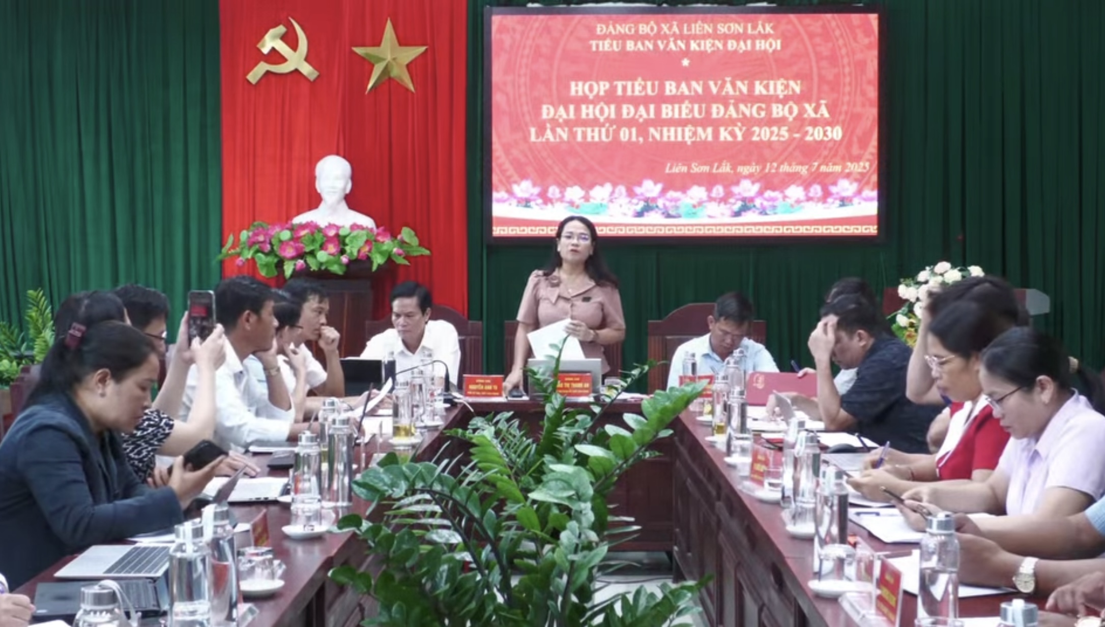 Đảng bộ xã Liên Sơn Lắk tập trung cao độ, chuẩn bị sẵn sàng Đại hội lần thứ I, nhiệm kỳ 2025 – 2030