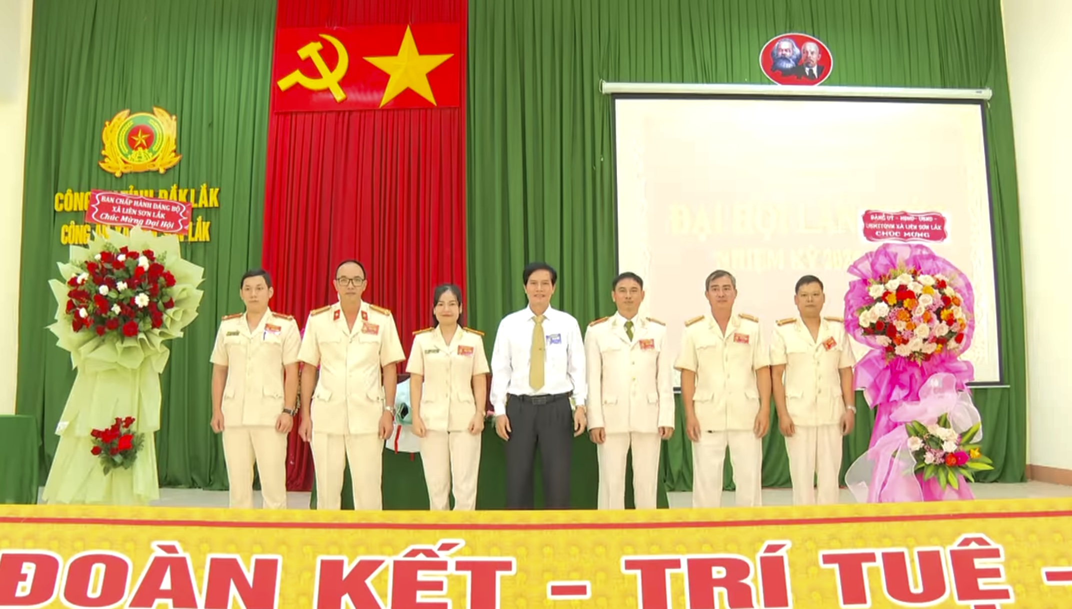 Đại hội Chi bộ Công an xã Liên Sơn Lắk lần thứ I, nhiệm kỳ 2025 – 2030