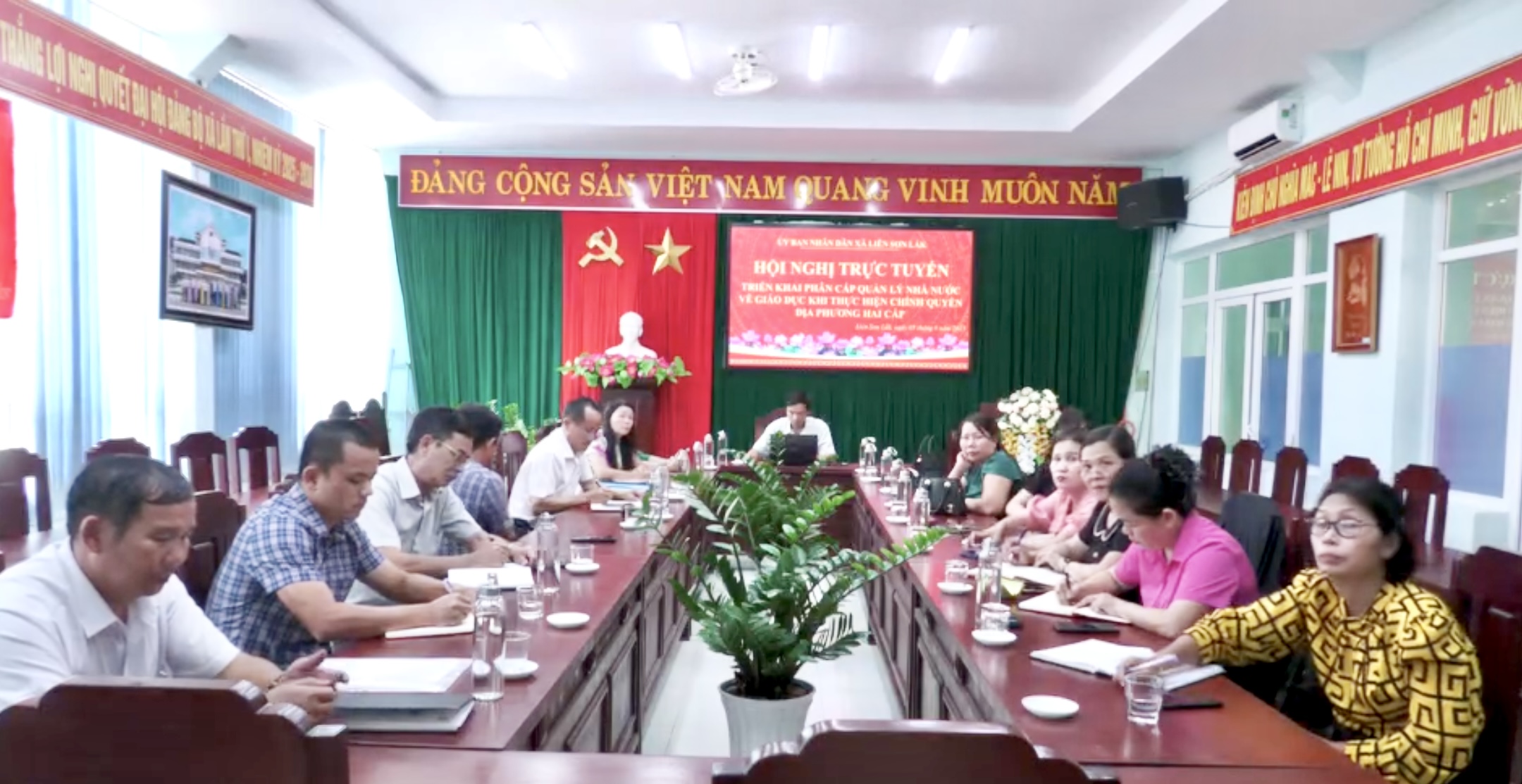 Hội nghị trực tuyến triển khai phân cấp quản lý nhà nước về giáo dục khi thực hiện chính quyền địa phương hai cấp