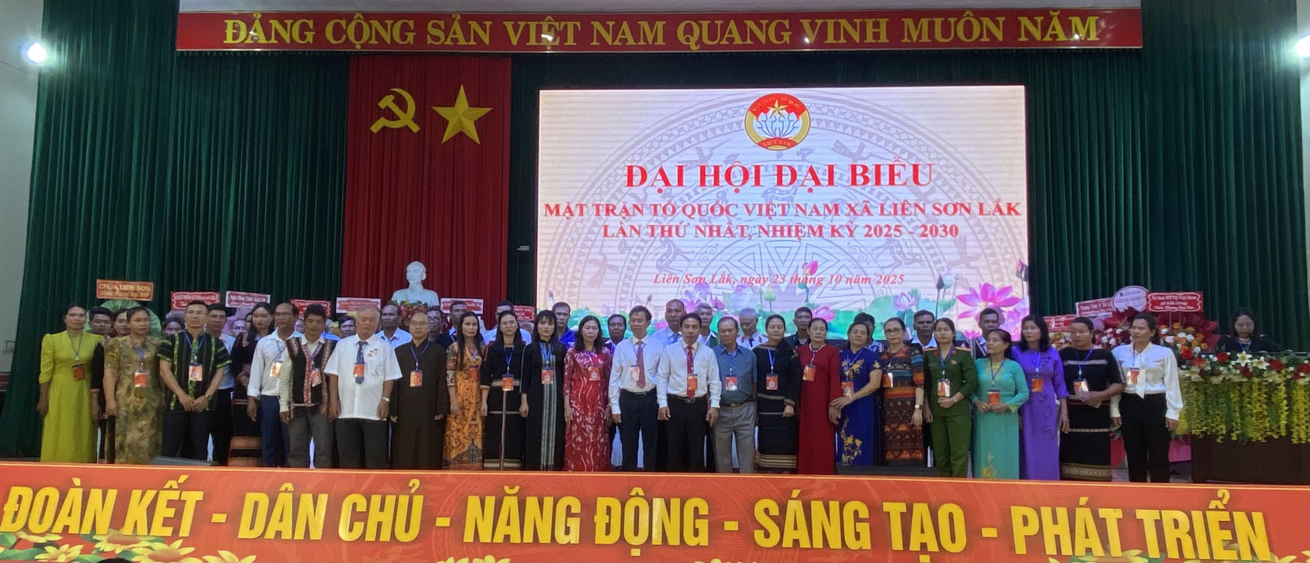 Đại hội đại biểu Mặt trận tổ quốc Việt Nam xã Liên Sơn Lắk lần thứ I nhiệm kỳ 2025 – 2030