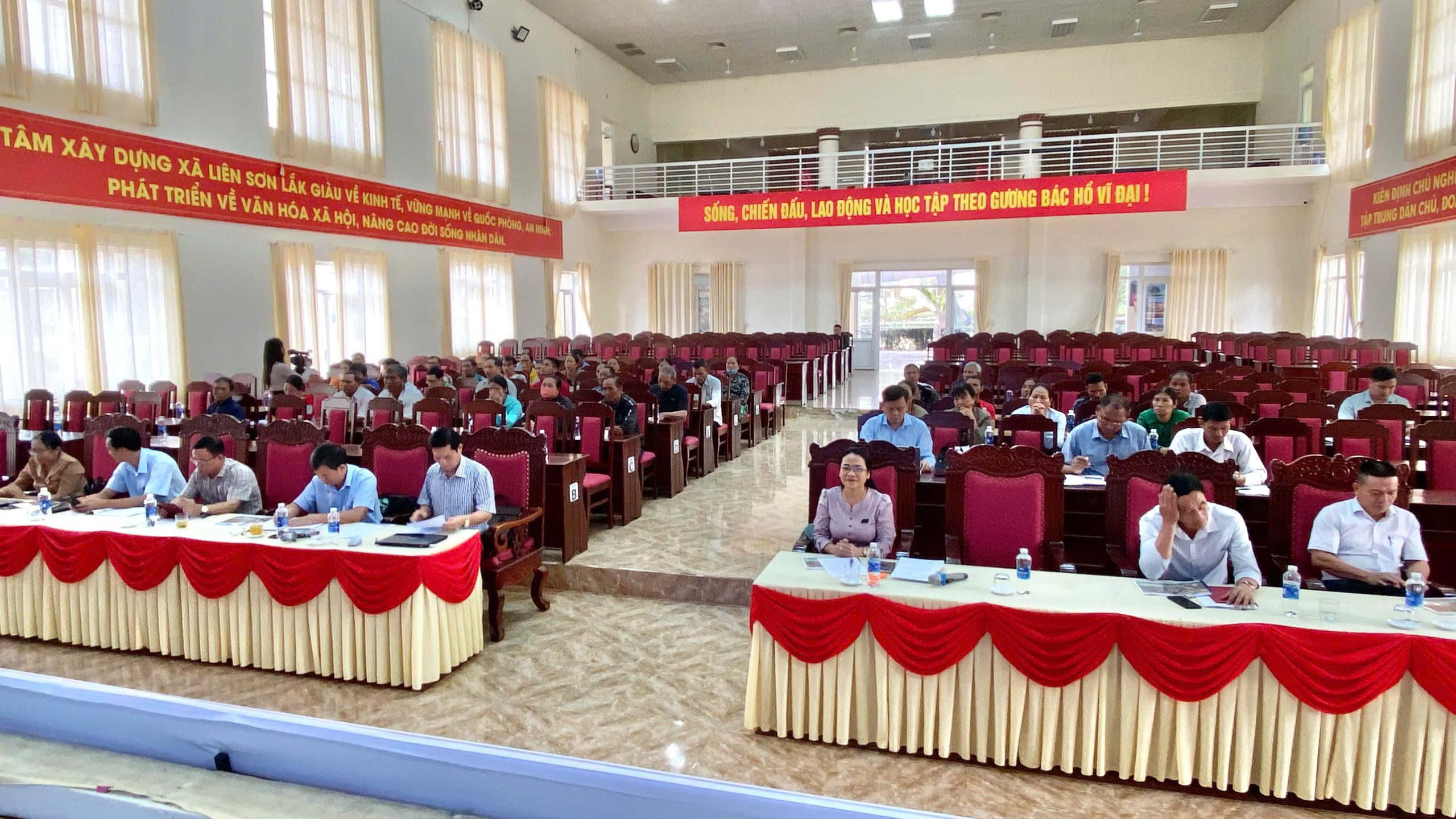 Hội nghị lấy ý kiến đồ án quy hoạch chi tiết tỷ lệ 1/500 khu nhà ở thương mại xã Liên Sơn Lắk